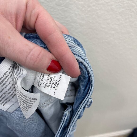 Abercrombie & Fitch Curve Love Skinny Ankle High Rise Button Fly Jeans Womens 26 - Picture 7 of 8